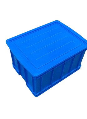 新品无锡塑料周转箱700盖 B塑料周转箱塑料蓝色PE强度高