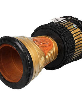 极速Keland凯朗非洲鼓成人演奏专业系列手工非洲手鼓KL1Y107黑金