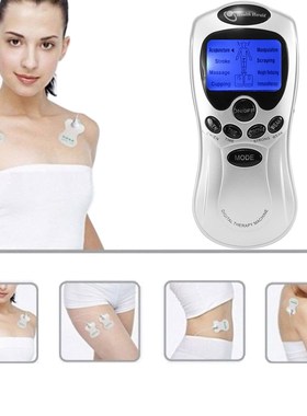 极速4 ways Electrode Pads Elxectric Tens Massage Machine Acu