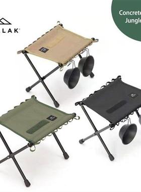 极速Tillfak户外露营折叠椅月亮椅黑色卡其色马扎板凳helinox同款