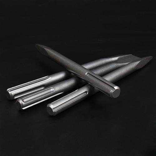 极速五坑电镐凿子 电锤钻尖凿扁凿钩凿U形凿镐钎18*280-80Z0mm墙