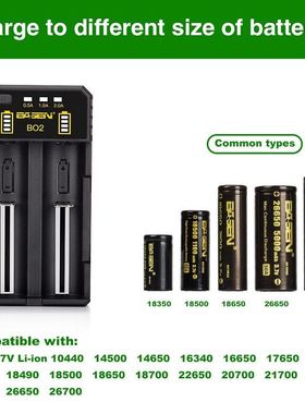 极速BASEN Lithium Battery ChargeBr for 18650 26650 21700 104