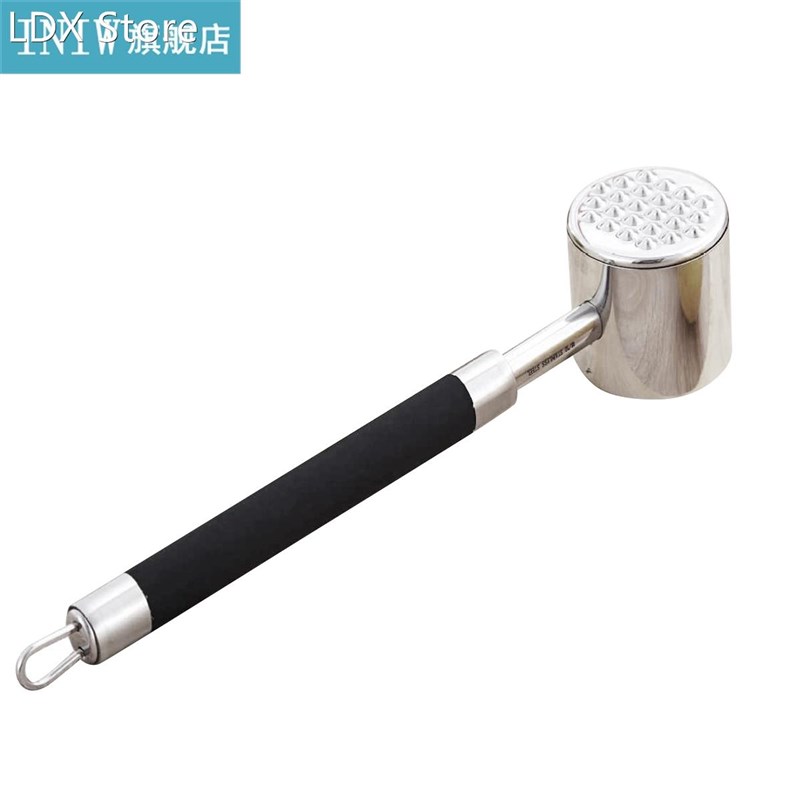 新品Double-Sided Meat Tender Hammer Kitchen Stainless Steel