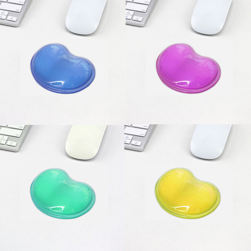 极速硅胶大号透明硅胶鼠标垫护z腕腕托冰凉手枕垫柔软舒适手托夏