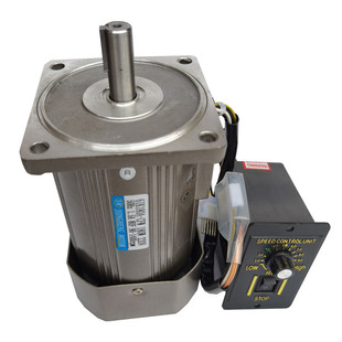 极速交流电机6fW15W250W400W750W交流异步光轴马达调速定速380V22