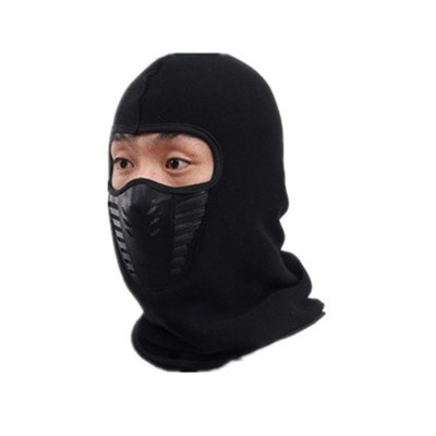 极速men Winter warm Fleece Face Bmask Skullies Beanies hat c