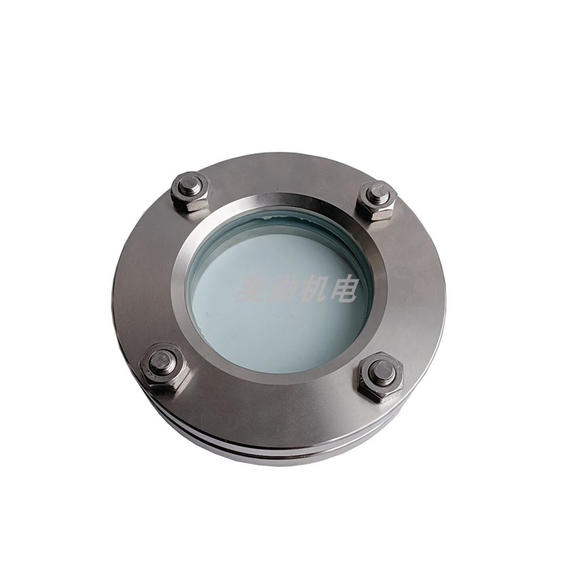 极速。不锈钢法兰对夹视镜JB593-64压力管道焊接玻璃视Z盅硼硅钢