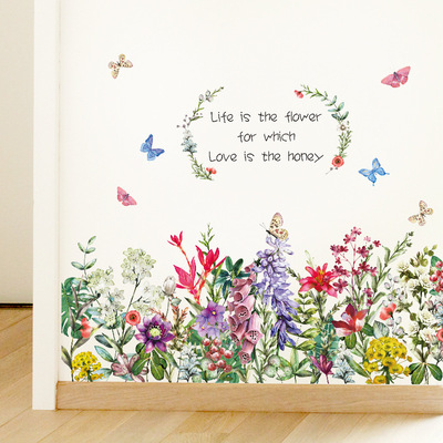 新品Flaowers And Plants Skirting Decorative Wall Painting Li