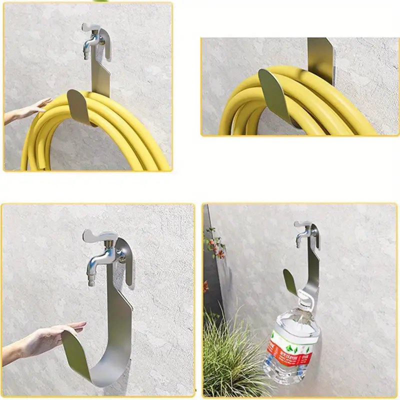 速发软管收纳架浇花水管卷管器家用花园林洗车高压水枪管子挂钩