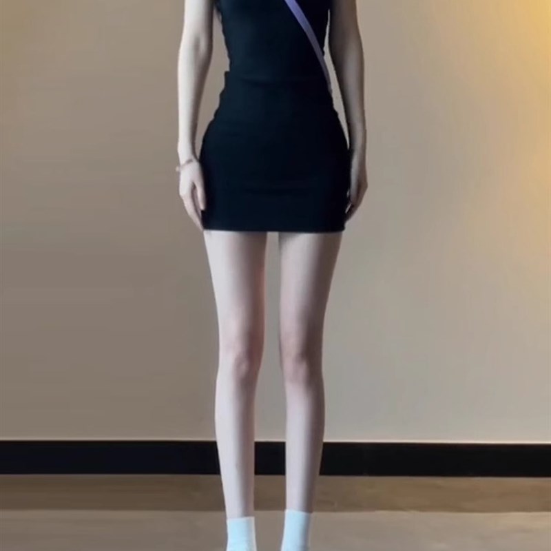 速发经典款巨休闲背心吊带连衣裙202小个子性感辣妹短裙子