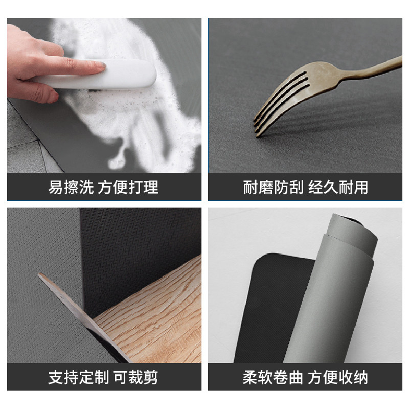 速发亚厨房地垫硅藻泥吸水垫子可擦免洗脚垫摩洛哥防滑防油地毯