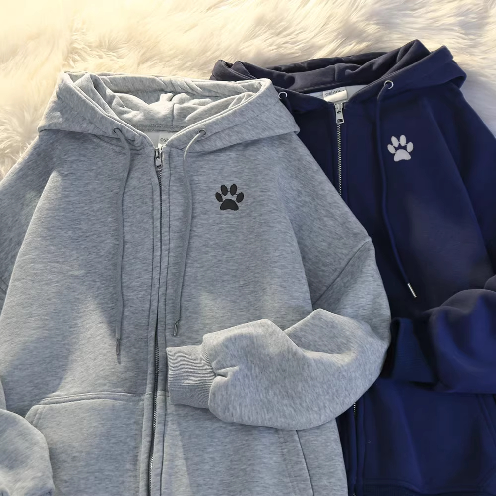 儿童韩版连帽开衫卫衣男女童秋冬