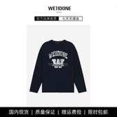 男女学院风圆领长袖 T恤 TRACK王源同款 早秋新品 现货 WE11DONE