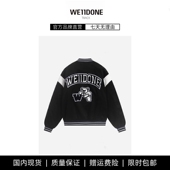 WE11DONE 现货 TRACK小众潮牌W小熊棒球服灯芯绒运动夹克外套
