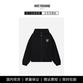 WE11DONE 现货 TRACK复古后背W字母重磅卫衣男女宽松拉链外套