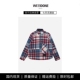 情侣格子拼色welldone外套夹克 TRACK娜扎同款 现货 WE11DONE