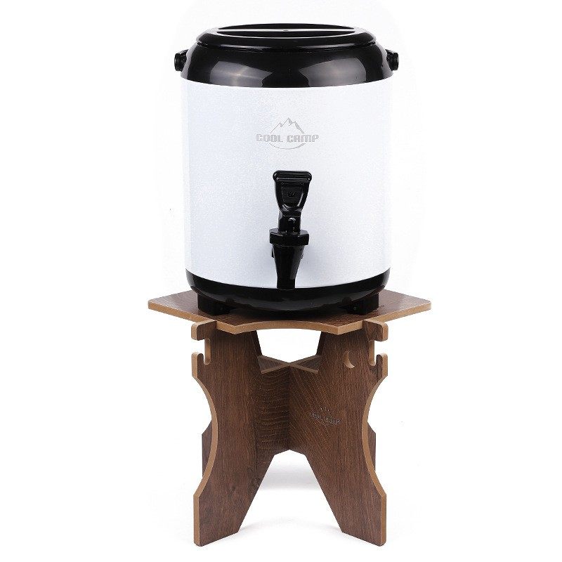 户外露营折叠实木餐桌椅便携式水桶支架小桌子烧烤凳置物花架摆台