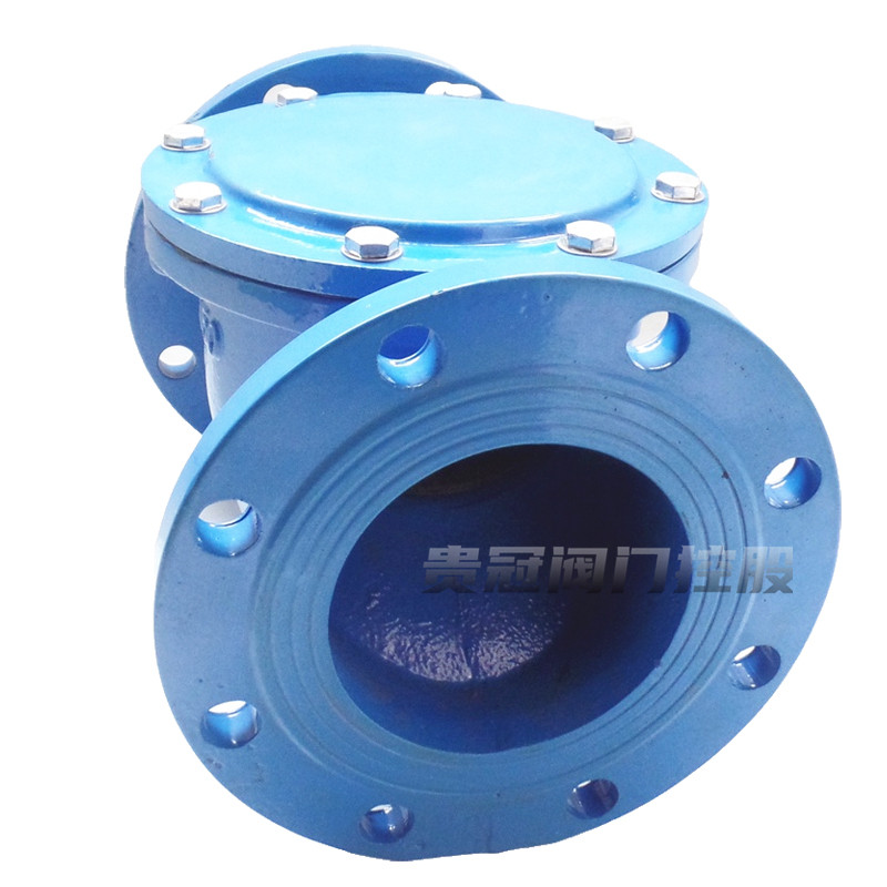 H44X-16法兰橡胶瓣止回阀单向阀水泵DN50 65 80 100 150W 200 300