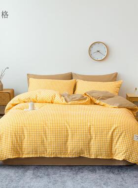 Thickened bed four sets Bed sheet quilt cover pillowcase이불