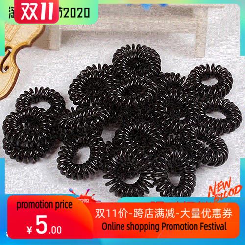 New Style 5Pcs Girls Elastic Rubber Hair Ties Band Rope发圈