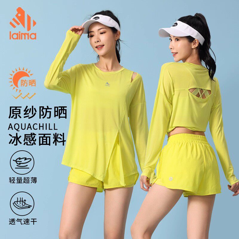 莱马速干圆领透气薄款运动T恤图片
