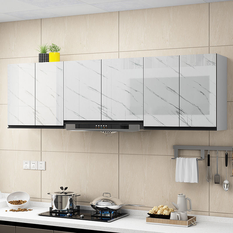 实木厨房吊柜客餐厅墙壁