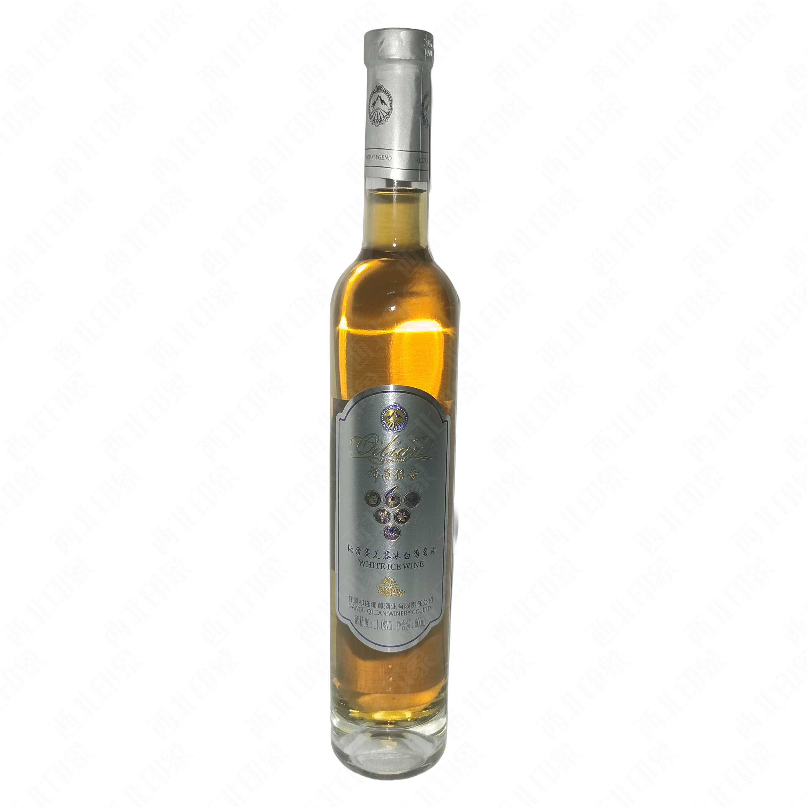 祁连传奇冰白葡萄酒铂爵500mL赛美容品种张掖特产祁连冰酒木盒款