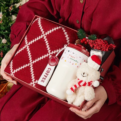 送闺蜜生日礼物女生送女友实用高级冬天围巾礼盒伴手礼2025新年蛇