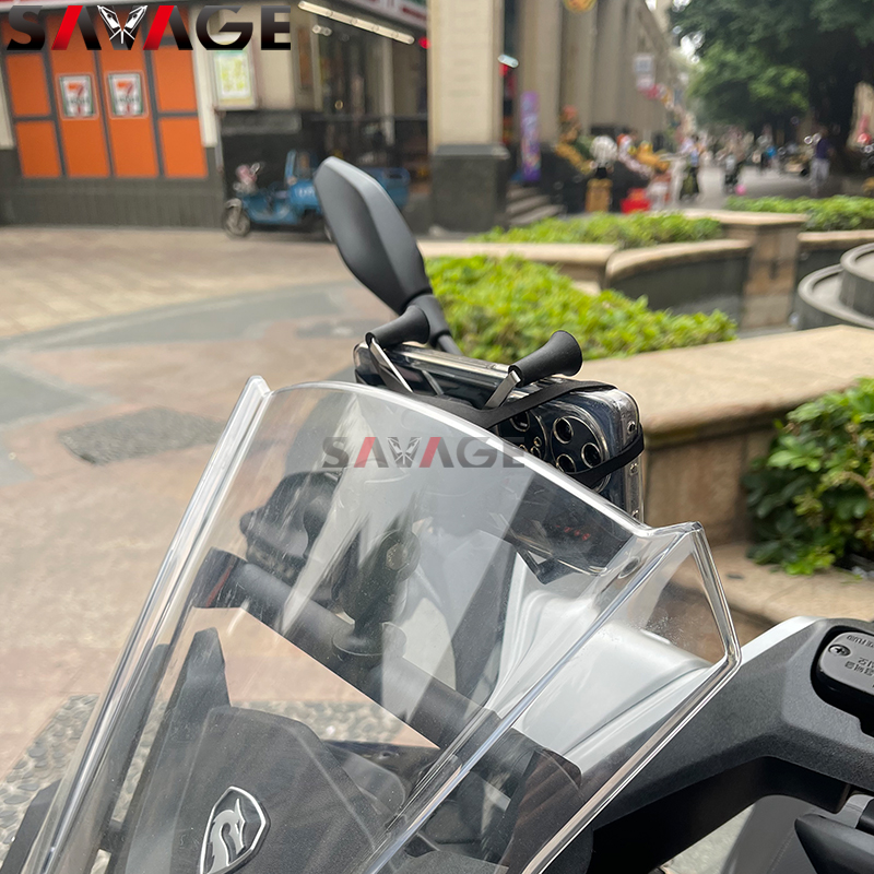 速发适用赛科龙RT1 150改装件挡风款导航支架手机支架 多功能拓展