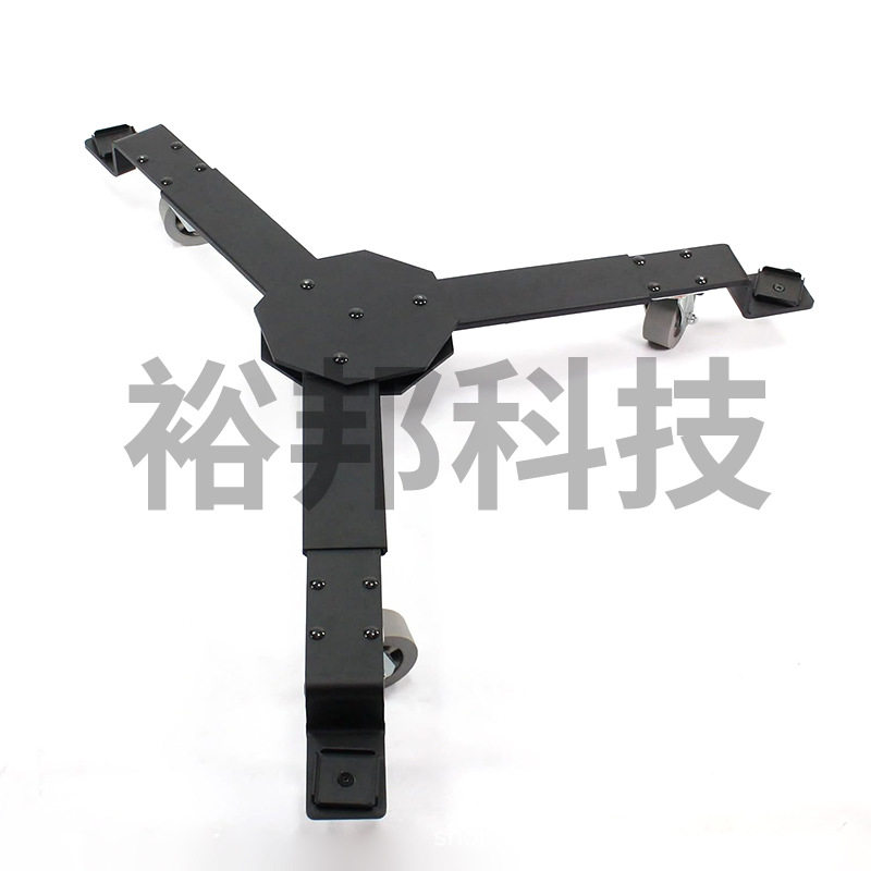 三角钢琴移动支架底座重型可调节搬运脚架工具车铸铁轮位移器