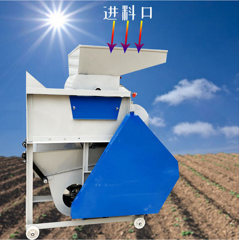 多型号小型花生剥壳机电动带移动轮长果剥皮机花生种去皮机厂家图片