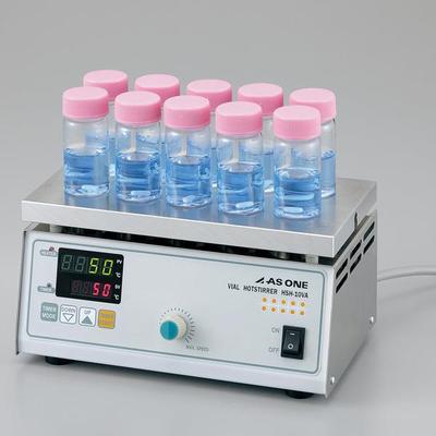 微量瓶加热磁力搅拌器HSH-10VAAsOne2-1205