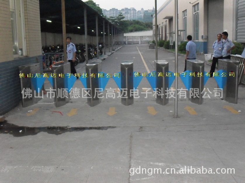 桥式尖角翼闸 多通道出入刷卡快速翼闸 南海伊戈尔电器翼闸工程图