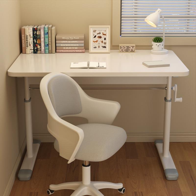 可升降电脑桌书桌台式家用儿童学习桌学生写字桌简易办公桌子升降