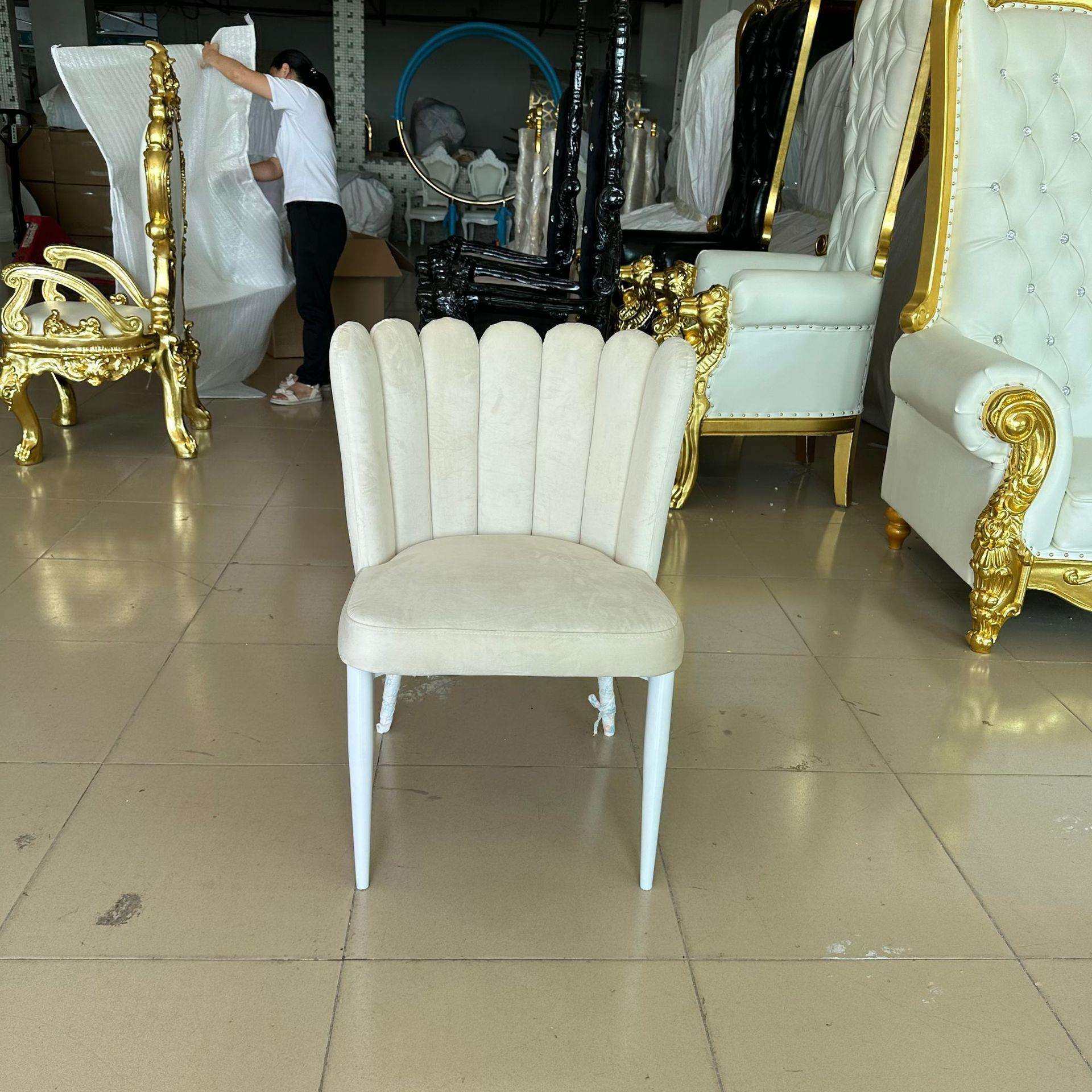 工厂网红手指椅白色绒布婚庆椅铁喷涂手指休闲餐椅,收纳整理,烫衣板及配件,淘宝优惠券,粉丝福利购,淘宝优惠卷