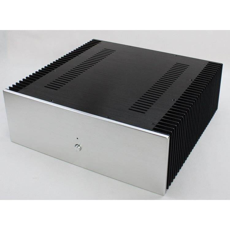 CJ0059-WA67全铝纯后级甲类前级胆机功放机箱面板采用航