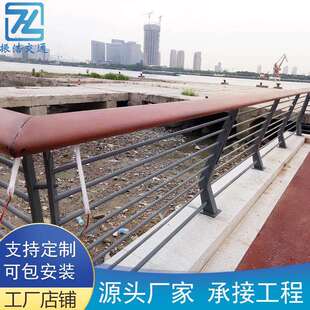 不锈钢复合管桥梁防撞护栏景观河道护栏水库河边池塘防护栏