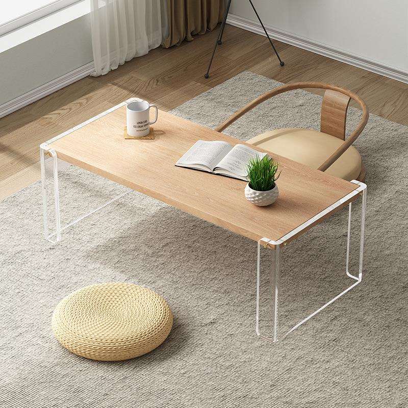 飘窗小桌子炕几新中式亚克力阳台矮桌子炕桌坐地榻榻米桌子茶桌