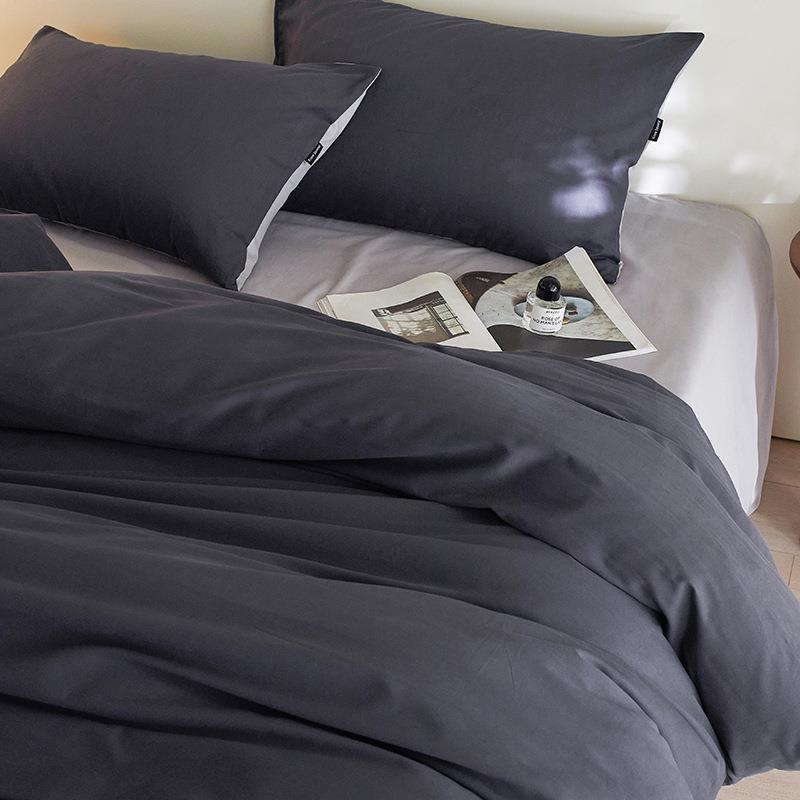 高端100S加厚磨毛全棉四件套纯棉床单被套床笠三件套轻奢秋冬床品