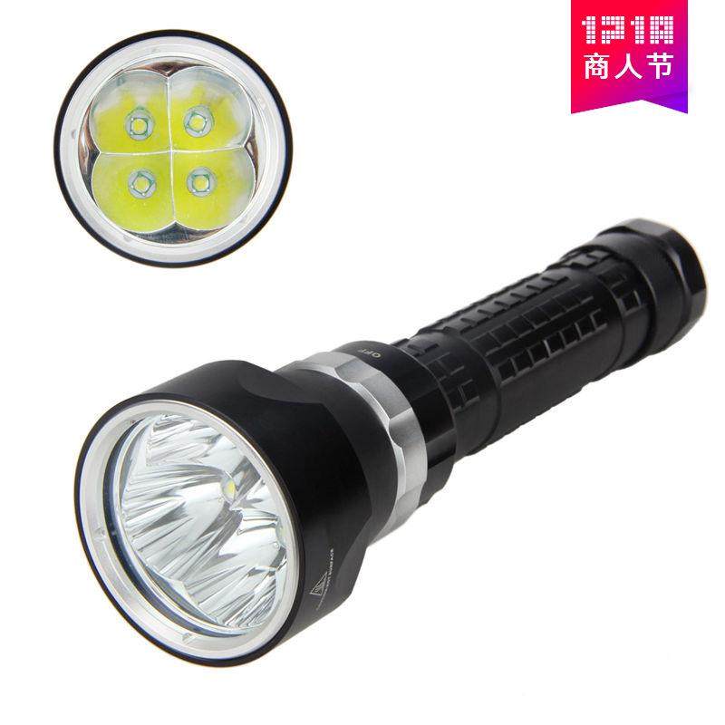 DX4灯5灯L2潜水手电筒flashlight18650电池户外工厂直销led灯