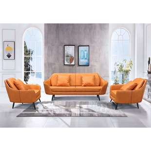 办公室沙发组合套装简约现代商务会客接待室休息小户型三人位