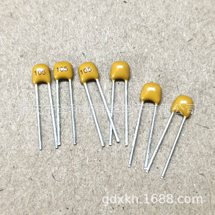 独石电容0805B105K100V1UF引线电容插件陶瓷电容器生产厂商