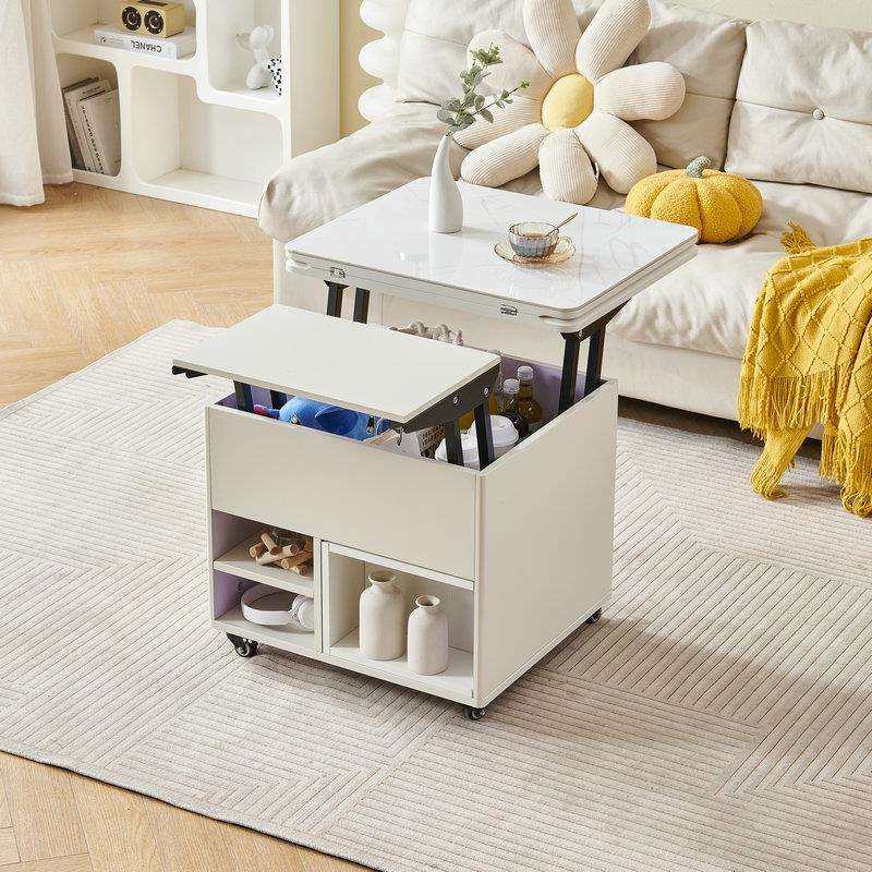 岩板小户型多功能升降茶几变餐桌两用折叠伸缩储物创意简约小茶几,纺织面料/辅料/配套,纺织机械配件,淘宝优惠券,粉丝福利购,淘宝优惠卷