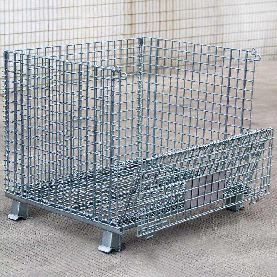 宁波余姚周转堆叠仓储笼蝴蝶笼铁框子铁笼子折叠网笼子,收纳整理,烫衣板及配件,淘宝优惠券,粉丝福利购,淘宝优惠卷