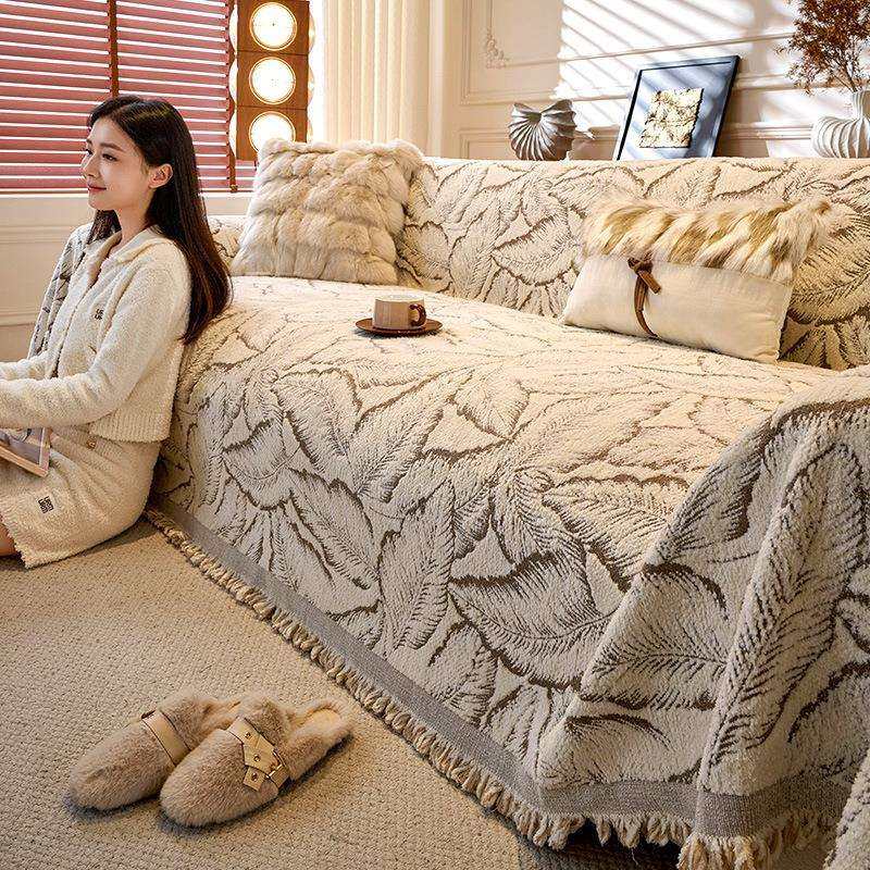 秋冬加厚糯米绒沙发盖布巾中古风全盖2025新款防滑坐垫防猫抓盖毯,收纳整理,烫衣板及配件,淘宝优惠券,粉丝福利购,淘宝优惠卷