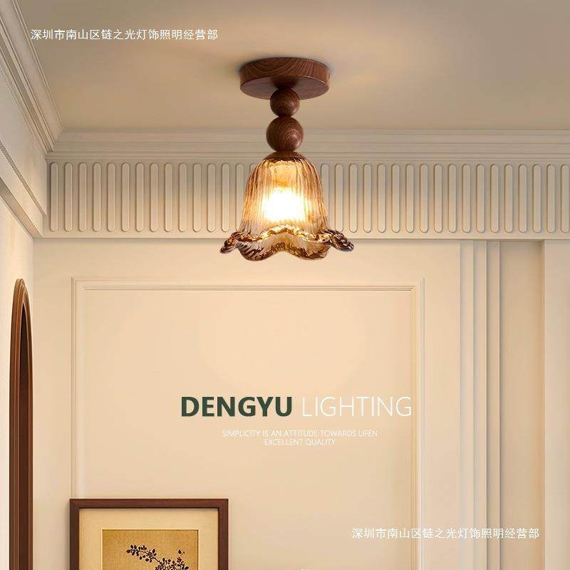 中古风宋代美学床头吊灯复古壁灯卧室艺术吸顶过道玄关楼梯阳台灯