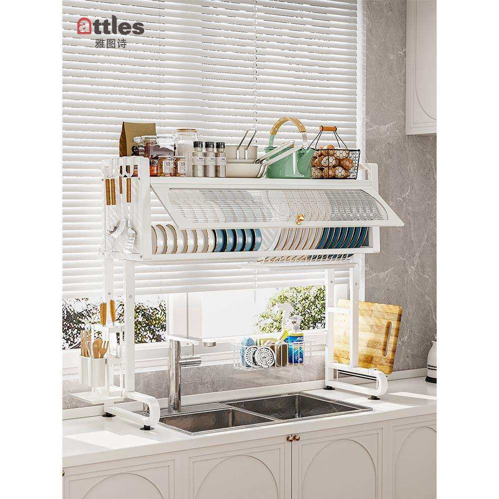 家用厨房水槽置物架碗架台面碗盘架收纳架碗柜防尘储物带门沥水架,纺织面料/辅料/配套,纺织机械配件,淘宝优惠券,粉丝福利购,淘宝优惠卷