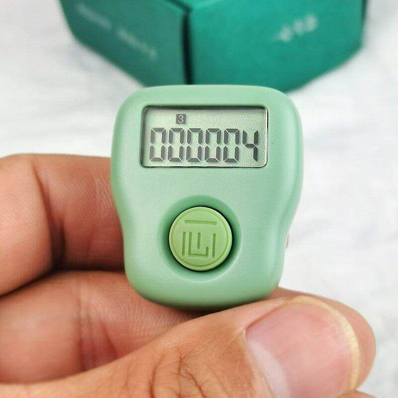 一心小型计数器电子数显可充电记数人流客流器数数器夜光手按记数