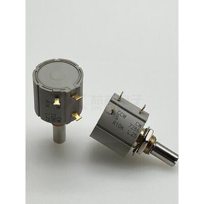 供应国产7286电位器7286R1K精度电位计线绕多圈变阻器10K可调电阻