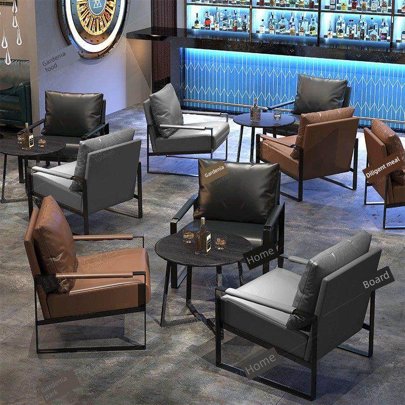 酒吧沙发工业风格咖啡馆桌椅组合铁谈判商业酒店理发店接待休闲椅,商业/办公家具,沙发,淘宝优惠券,粉丝福利购,淘宝优惠卷